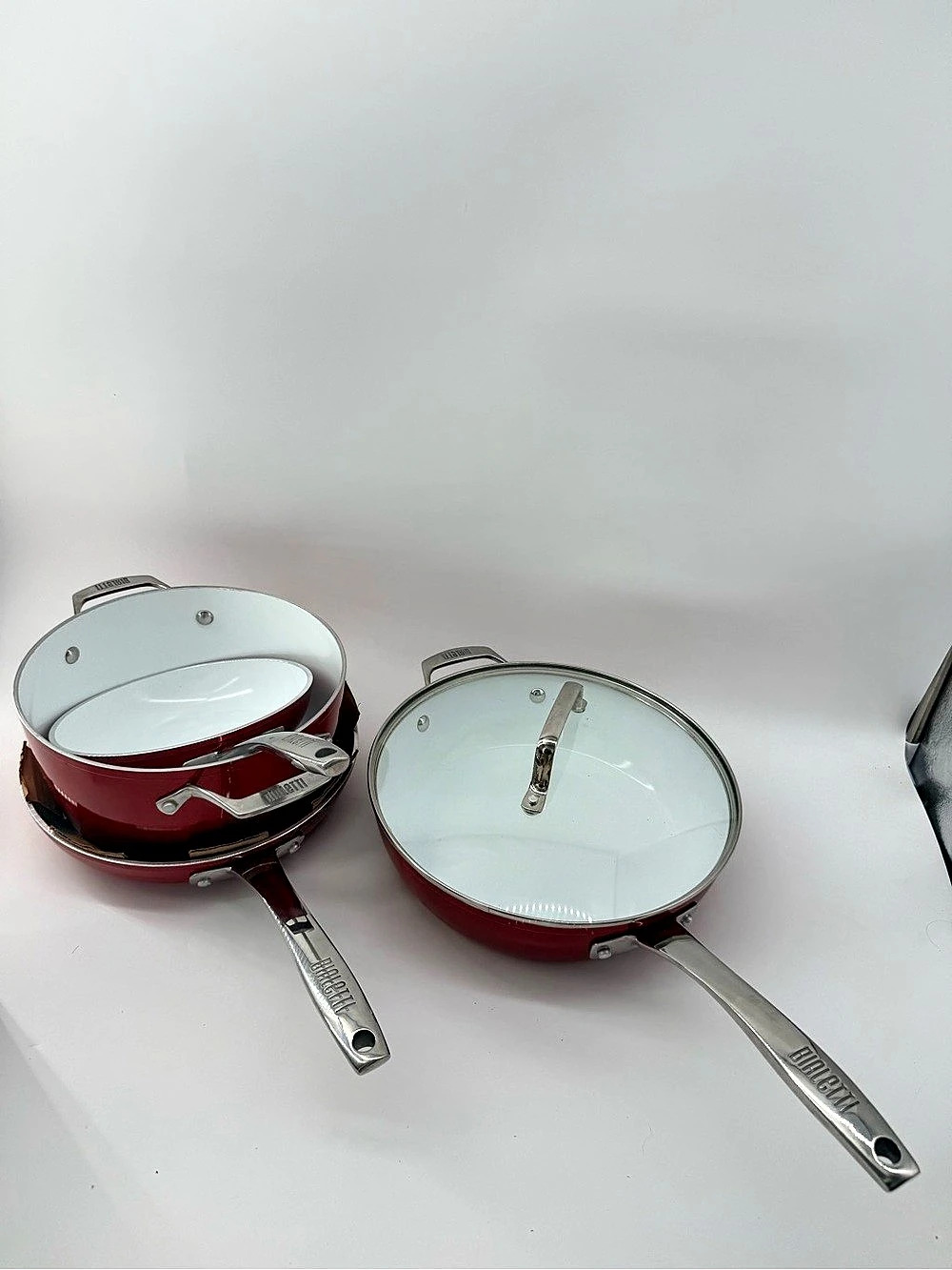 Bialetti Cookware Set Red & Silver - Picture 5 of 9
